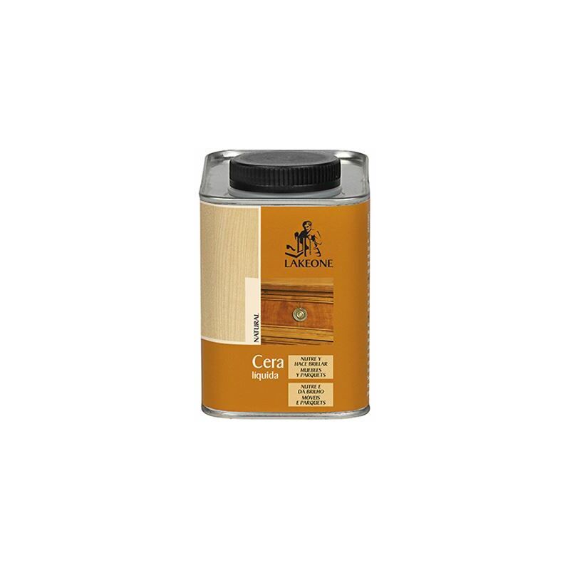 

Cera Liquida Natural especial para muebles de madera y parquets. En envase de 1L - Lakeone