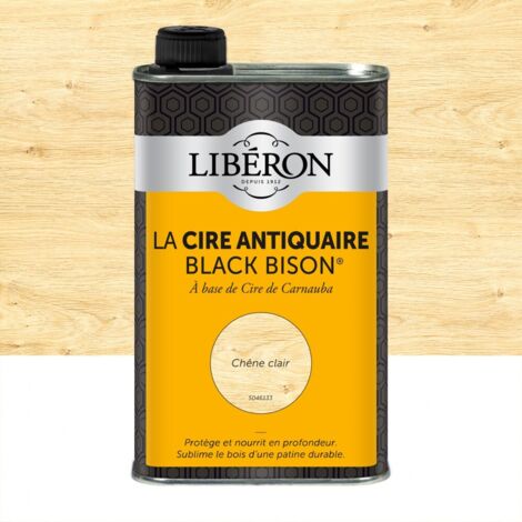 Cera líquida para muebles y objetos Antiquaire black bison® LIBERON, roble claro 0,5 l LIBERON