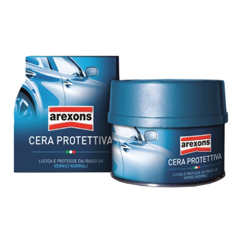 Image of Arexons - Cera protettiva per auto - ml.250 in barattolo con spugna (8270)
