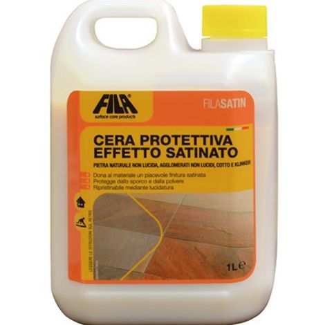 Cera Per Pietra E Cotto Satinata "Filasatin" 1Lt Fila