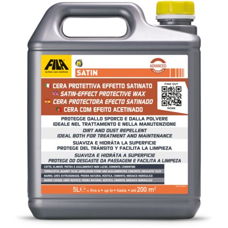 Cera Protectora Satin  SATIN para Pavimentos Interiores / Caja 12 un 1 L / Cera