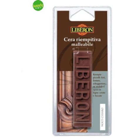 Cera riempitiva Liberon malleabile ml.50 noce chiaro