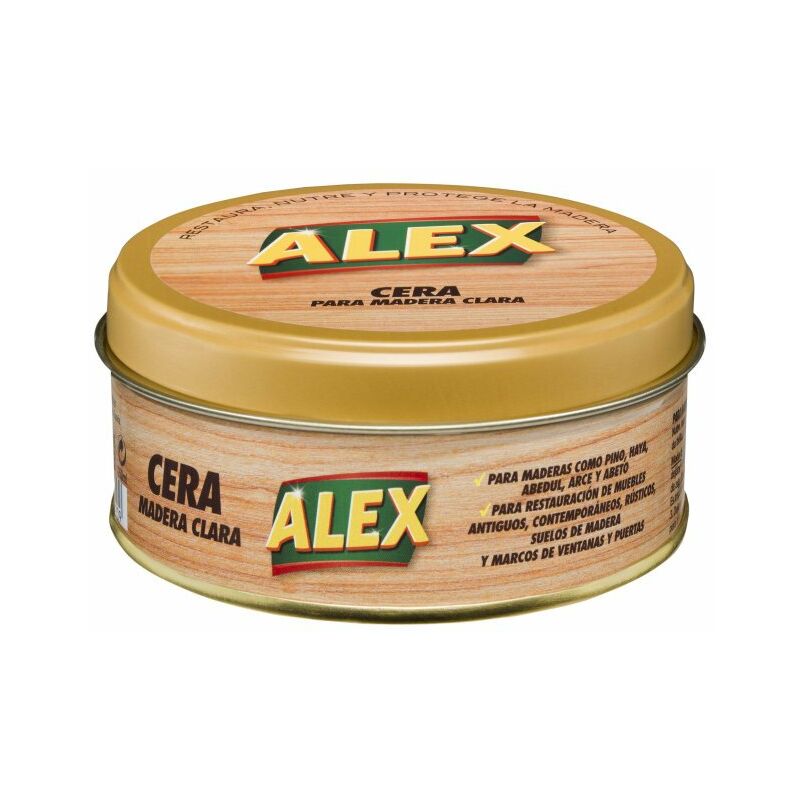 

Cera Alex Lata Madera Clara 250 Gr