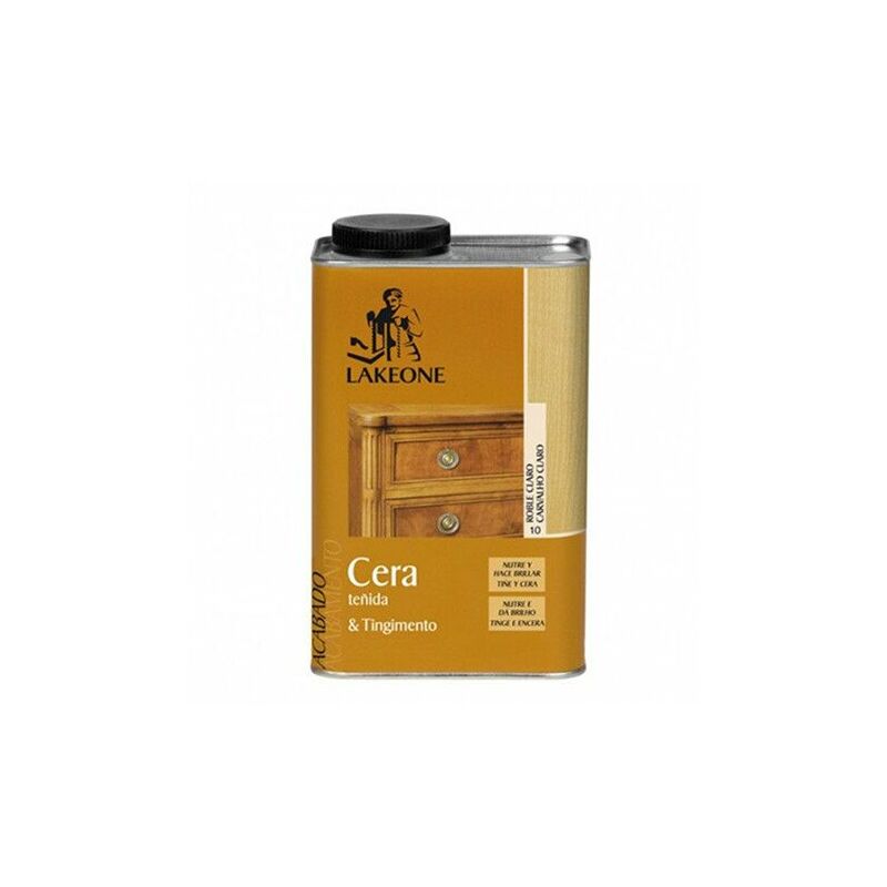 

Cera Líquida Teñida para Muebles Roble Medio 1Kg - Lakeone