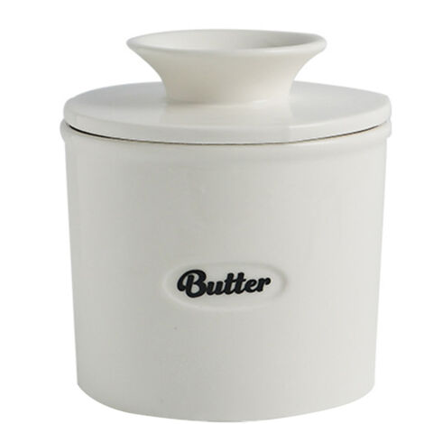 Ceramic Butter Keeper Multipurpose Large Capacity Safe Eco Friendly Ceramic Butter Tank