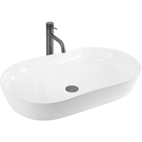 Ceramic Countertop Basin CLEO 71 White - REA