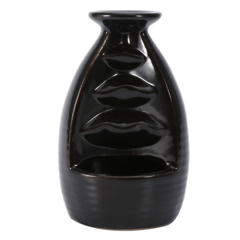 Ceramic Glaze Incense Burner Holder Stand Cones Backflow Censer Home