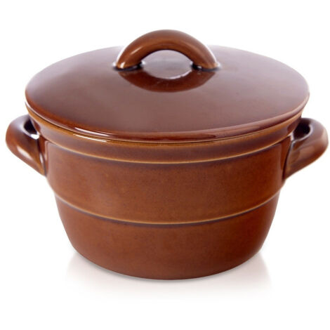 Ceramic pickling container with lid 650 ml