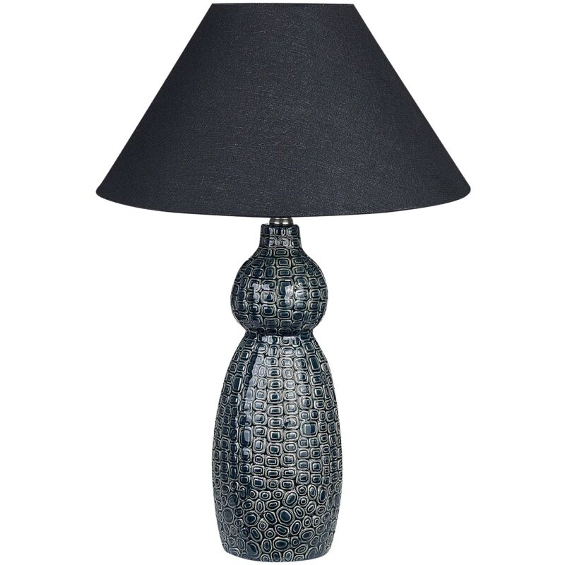 Beliani Table Lamp Matina Ceramic Black