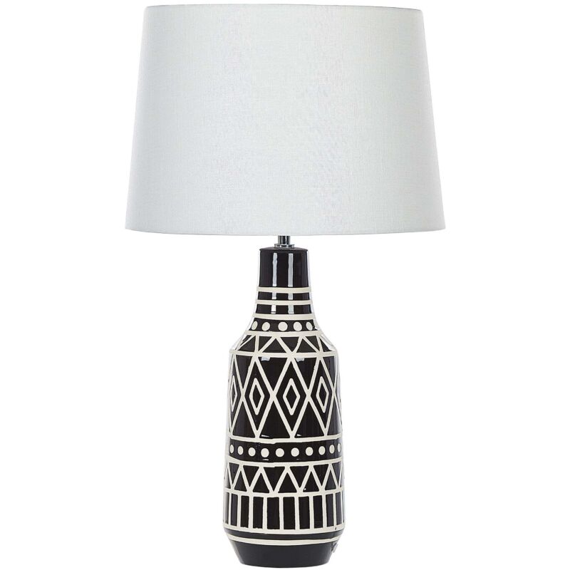 Table Lamp SHEBELLE Ceramic Black