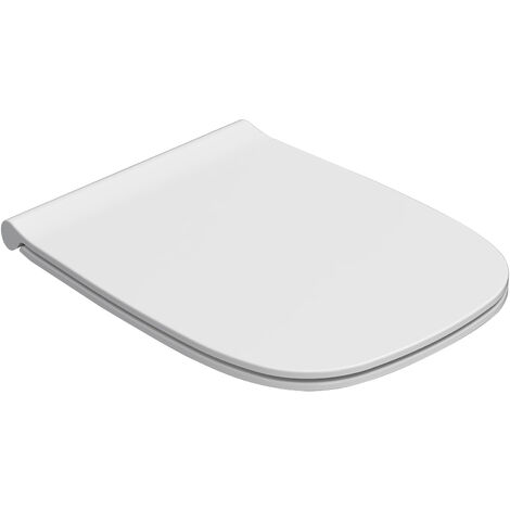 CERAMICA GLOBO Genesis sedile duroplast rall bcol chiusura rallentata bianco lucido codice prod: GN022BI