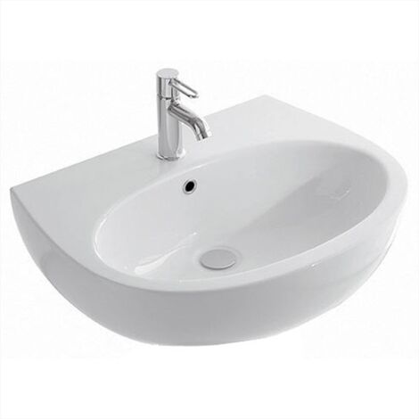 CERAMICA GLOBO Grace lavabo 1 foro 45x36 codice prod: GR045BI