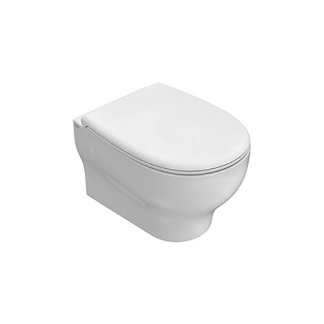 CERAMICA GLOBO Grace wc sospeso s/brida senza brida c/fissaggi bianco lucido codice prod: GRS03BI