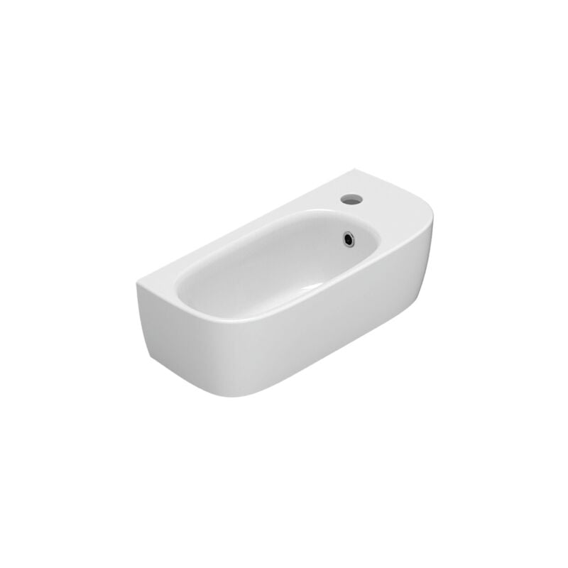 Lavabo suspendu en céramique 50x22 cm Globo Genesis GE046BI Blanc - Céramique