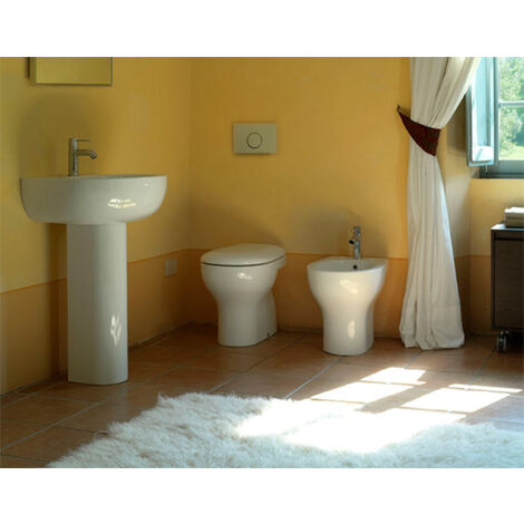 Set Bagno Moderno Completo di Vasca, Lavabo con Colonna e Sanitario Filo  Parete – Covelly