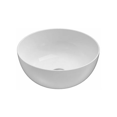CERAMICA GLOBO T-edge lavabo appoggio 37x16 bco bianco lucido codice prod: B6T37BI