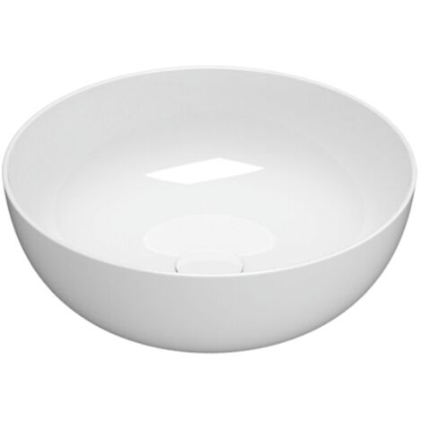 CERAMICA GLOBO T-edge lavabo appoggio 45x45 bco bianco lucido codice prod: B6T45BI