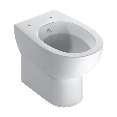 Ceramica Globo – WC/bidet sur pied céramique 54x36 cm MDB01BI – Finition blanc brillant – Traitement antibactérien BATAFORM® – Installation au ras du mur