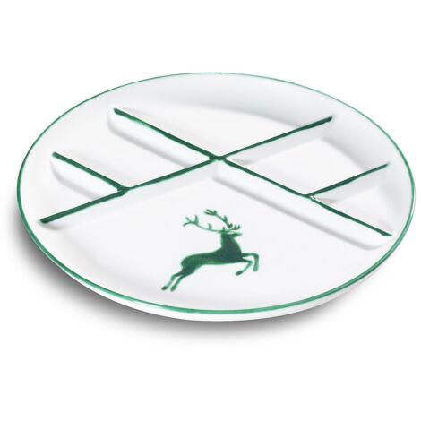 Ceramica Gmundner Cervo verde, piatto da fonduta