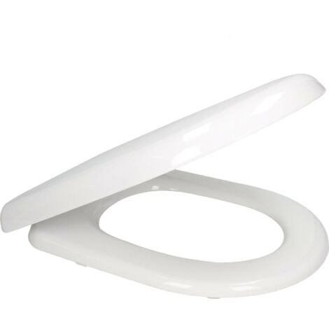 main image of "Ceramica Saturn Soft Close White Toilet Seat"