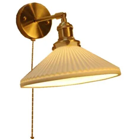 Ceramics Shade Metal Wall Light-Lumière Chaude Led 12w