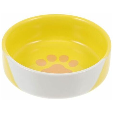 Céramique Chat Bol Mignon Chat Alimentaire Bols Chat Bols D' Empreinte De Patte Chat Alimentaire Distributeur Pet Feeder Bowlpet Réservoir D' Chat Bols pour La Nourriture