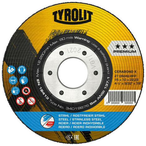 Cerasbond Disc Dischole X115X7MM CA24Q-BFK TIrolit