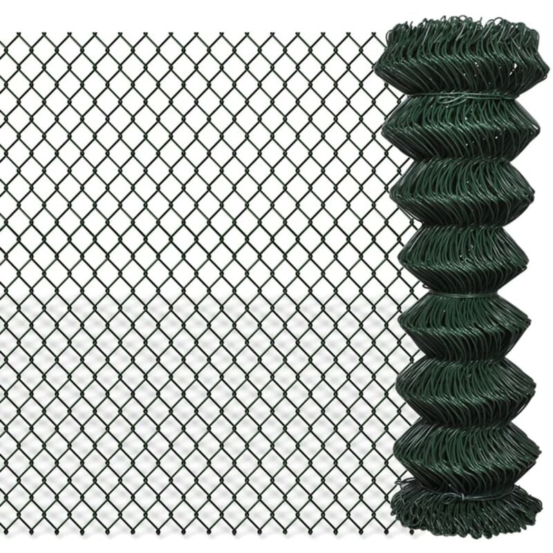 

Valla de Tela Metálica Acero Verde 1.25x25 m - Verde - Vidaxl