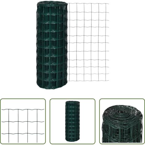 Cerca de alambre -  Set de euro valla acero verde 10x1 m