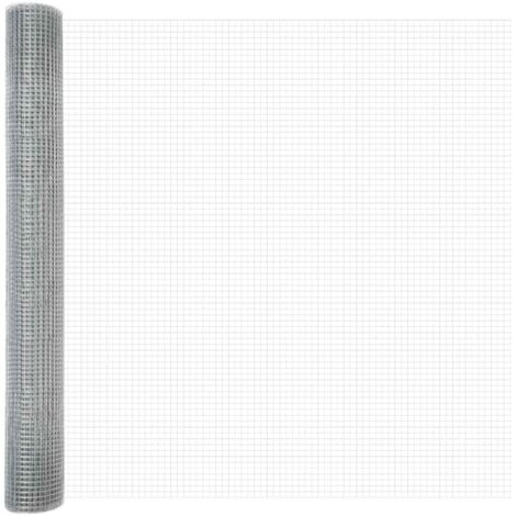 Cerca de Alambre Soldado Plateado 1.4 x 25 m Acero
