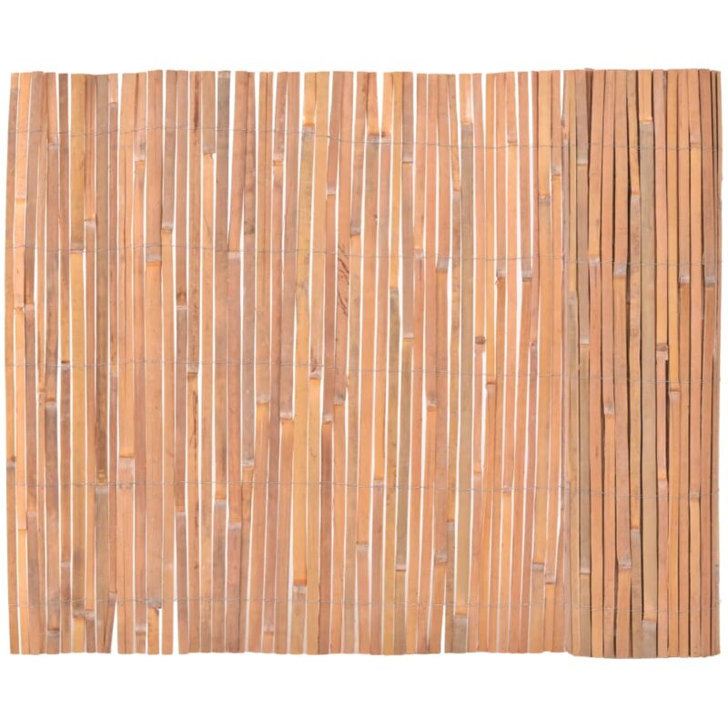 

vidaXL Valla de Bambú 100x400 cm - Marrón