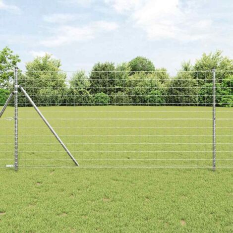 Cerca Euro Plateado 1.4 x 10 m