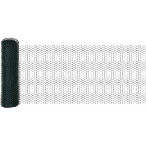 Cerca Hexagonal Verde 0.8 x 10 m Acero
