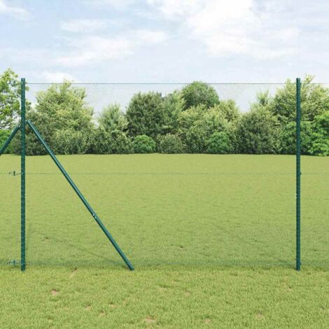 Cerca Hexagonal Verde 1.6 x 25 m Acero