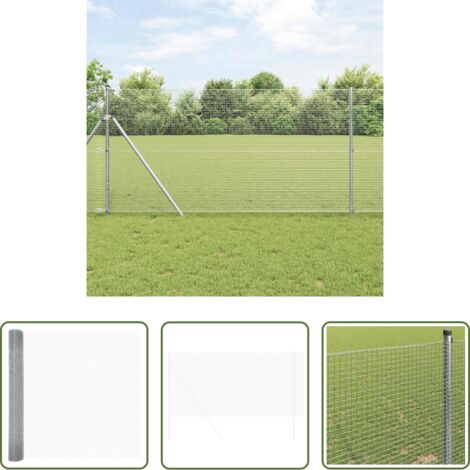 Cerca plateada -  Cerca de Alambre Soldado Plateado 1.2 x 50 m