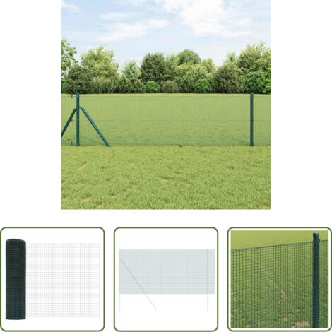 Cerca verde -  Cerca de Alambre Soldado Verde 0.4 x 10 m