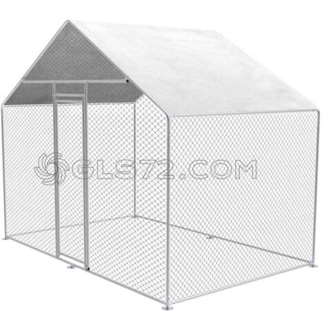 CERCADO CUBIERTO PARA ANIMALES 3X2X2,5M ZIPPER CR322