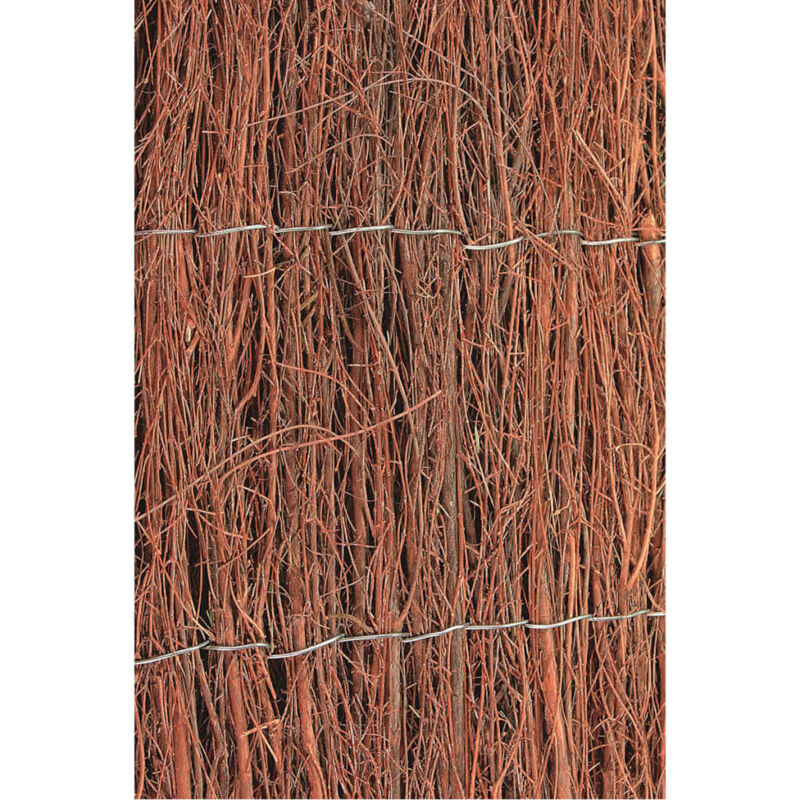 

Nature Valla cañizo de jardín de brezo 1x5 m 1 cm de grosor - Negro