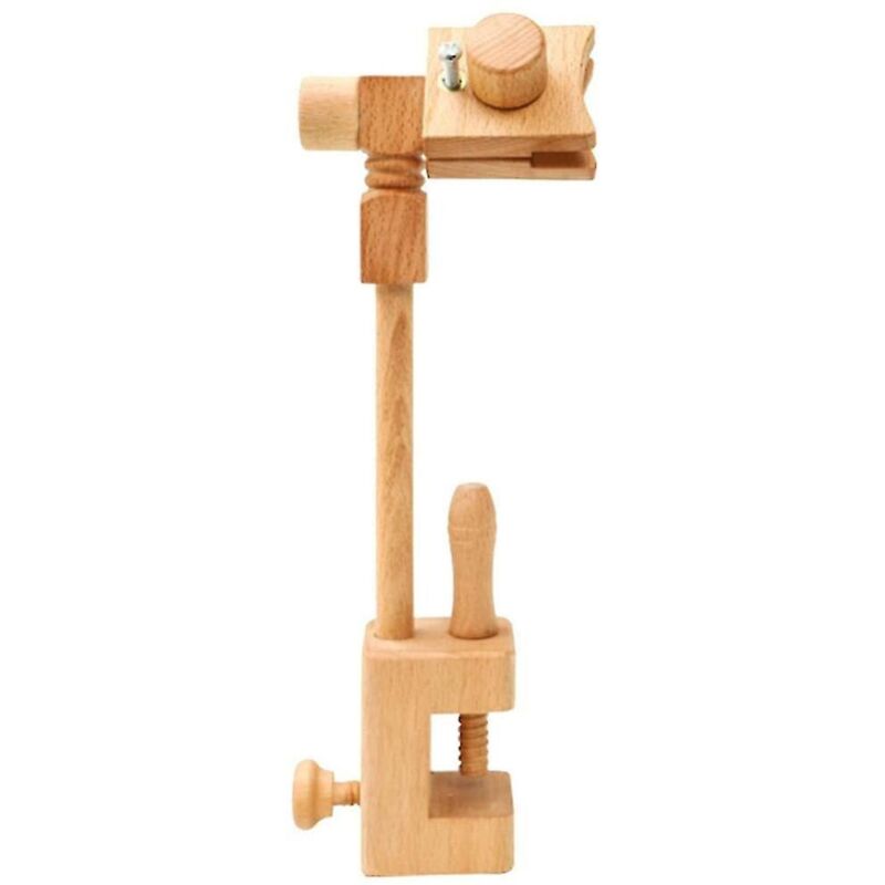 Fei Yu - Cerceau à broder avec pince, support de cadre en bois pour toutes les tables, convient aux cercles, aux croix, aux points de croix, aux embr