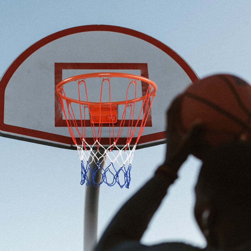 Northix - Cerceau de basket ball mural panier de basket ball professionnel dunking pour usage interieur et exterieur orange rouge
