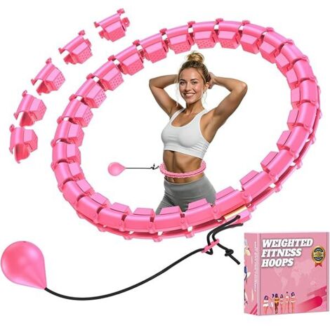 Cerceau De Fitness - 65 Pouces - 32 Maillons Détachables - Pour Adultes - Débutants - Perte De Poids - 1 Pièce