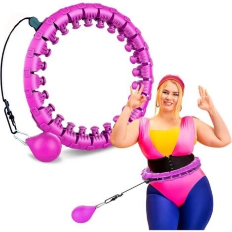 Cerceau De Fitness Lesté SMART HULA ROSE - Amazon - Rose - 25 Pouces - Bon état