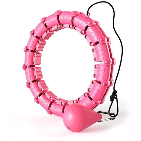 Cerceau Hula Hoop, Minceur Intelligent, Smart Cerceau de Fitness, 24 Pièces Réglable Amovibles, pour Débutants, Adultes, Enfants, Perte de Poids, Fitness, Massage, Gymnastique, Sport