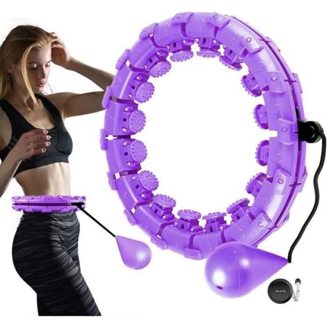 Cerceau Hula Hoop, Minceur Intelligent, Smart Cerceau de Fitness,adapté au fitness intérieur et extérieur smart hula hoop