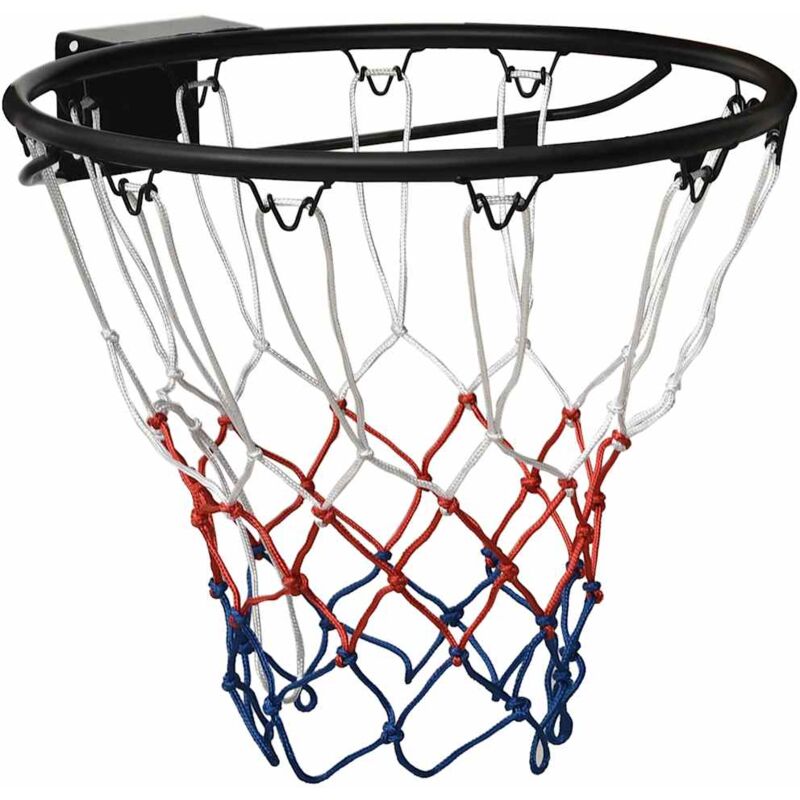 Cerceau de basket Noir 45 cm Acier Vidaxl