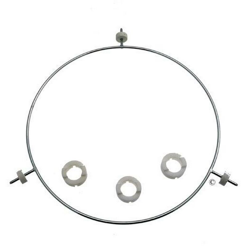 Brandt - Support plateau à roulettes (72X9349, AS0080843) Four micro-ondes ariston hotpoint de dietrich, fagor, sangiorgio, saute, sauter, thermor,