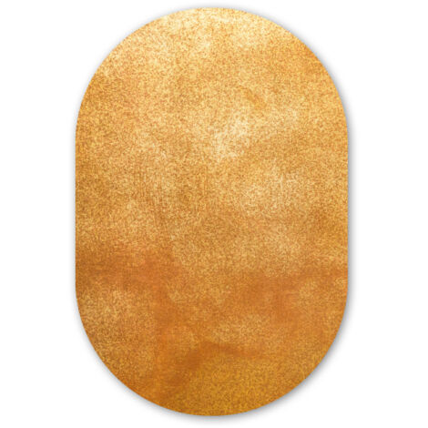 CERCHIO DA PARETE Ferro - Ruggine - Oro - Metallo - Lusso 60x90 cm