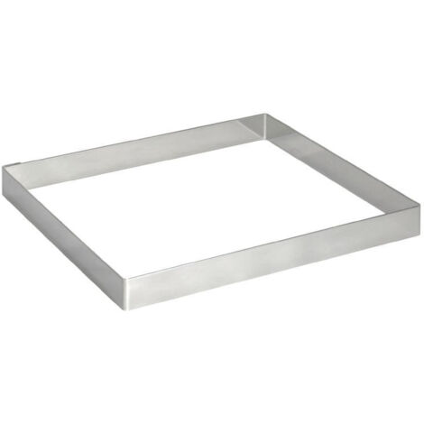Cercle à Tarte Carré Inox 200x200mm - De Buyer