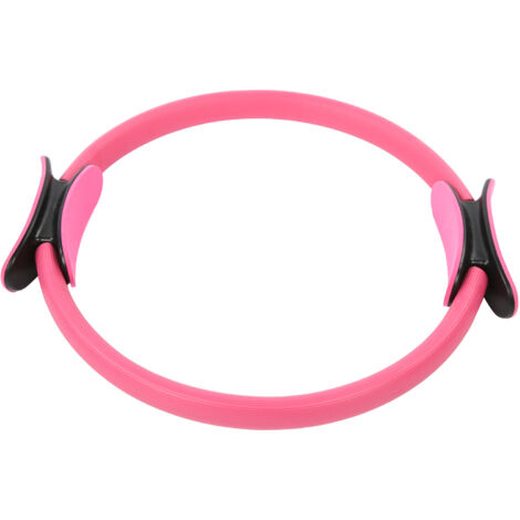 Cercle d'entraînement Yoga avec Poignées Double - Équipement Fitness Maison Rose