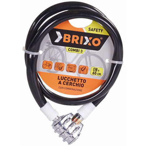 Cercle Lock pour les vélos avec ouverture combinée à 3 chiffres
